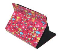 Custodia Universale Stampata SilverHT Cool Ice Pop Rossa per Tablet da 9" a 11"