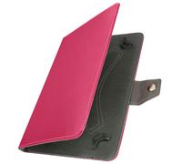 Custodia Universale Tablet 10 Pollici Similpelle Funzione Supporto Video Fucsia