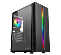 Custodia Unykach Armor Lumina Black ATX, Micro ATX, Mini ITX - Lato in vetro temperato - Illuminazione ARGB - 3,5" e 2,5" - USB NEW
