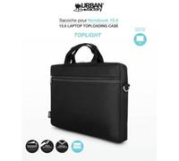 Custodia Urban Factory Toplight per laptop 15,6" nera leggera