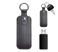 Custodia USB,Supporto per chiavetta USB in pelle sintetica - Custodia per chiavi, organizer per accessori elettronici per zaino, borsa da lavoro organizzazione backup