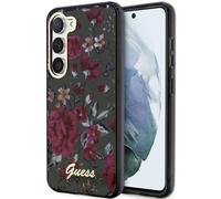 Custodia verde Guess Flower Collection per Samsung Galaxy S23 Plus.