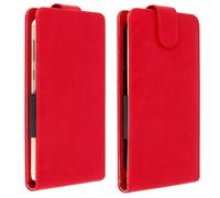 AVIZAR VENUS-RD-L CUSTODIA A LIBRO per Universale Universale, Rosso
