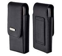 Custodia verticale compatibile con Nokia 230-230 Dual SIM, in pelle, con passante per cintura sul retro
