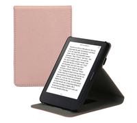 kwmobile Custodia Verticale Compatibile con Kobo Clara 2E - Cover con Fascia Mano e leggìo - Case Custodia e-Reader Flip