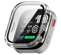 Custodia + vetro protettivo per Amazfit Bip Max, in plastica, trasparente