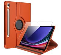 Custodia + Vetro Temperato per Samsung Galaxy Tab S9/S9 Fe / S10 - Rotazione 360