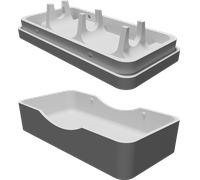 Custodia Viaggio Rasoio Henson Shaving AL13 Porta Rasoio Stampata 3D
