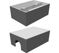 Custodia Viaggio Supporto per Rasoio Merkur Pennello e Lame Stampato 3D