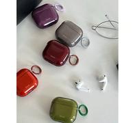 Custodia vintage per auricolari Pro 3 con design a lettere trasparenti, cover protettiva morbida compatibile con Apple 4/2 senza fili Bluetooth, Pro nuova 3a/2a generazione, stile coreano Ins AirPods1