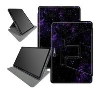 Custodia viola Galaxy design per Microsoft Surface Go 3 2021 / Surface Go 2 2020 / Surface Go 2018 tablet da 10 pollici, rotazione a 360 gradi con angoli di visione multipli custodia con auto sleep