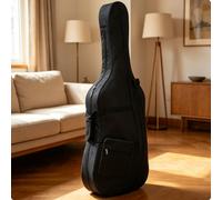 Custodia Violoncello Imbottita Tasca Frontale Gig Bag Cello Morbida