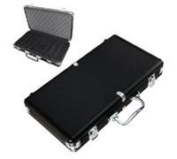 Custodia vuota per gettoni da : da compagne di viaggio senza sforzo, set con finitura nera opaca | vetrina a gettoni per amanti, familiari, amici, entusiasti