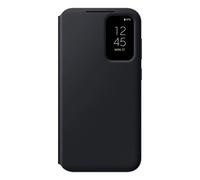 Samsung Smart View Wallet Cover custodia a portafoglio con finestra di visione notifiche per Galaxy S23 FE, Black