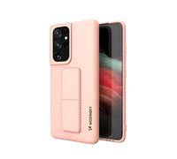 Custodia Wozinsky Kickstand per Samsung Galaxy S21 Ultra 5G - Rožinė KP10966