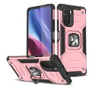 Custodia Wozinsky Ring Armor per Xiaomi Poco F3/Mi 11i/Redmi K40/Redmi K40 Pro/Redmi K40 Pro+ - Rožinė
