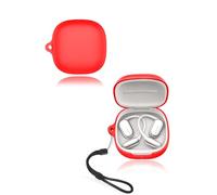 Custodia Xiaomi OpenWear Stereo Pro Auricolari Custodia Yystao Morbida Silicone Compatibile con Xiaomi OpenWear Stereo Pro con Cordino, Antipolvere, Antiurto e Durevole, Rosso