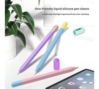 Custodia Xinyolin Pencil USB C ultra sottile in silicone, cover protettiva capacitiva compatibile con Apple Pencil di terza generazione.