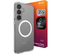 Custodia ZAGG Crystal Palace Snap per Samsung Galaxy S25+ - Trasparente, Protezione 13ft, Antigiallo