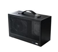 custodiaMini ITX Slim - Chassis Mini ITX, custodiaper giochi desktop, alloggiamento per PC compatto | Design a torre Interfaccia USB anteriore Supporto ATX X79 X99 in