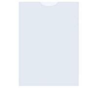 Custodie a U Kangaro A7 PP 120 micron trasparente goffrato 25 pezzi