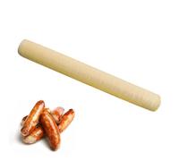 Custodie commestibili per salsiccia, 14 m26 mm, per prosciutto di carne e salsicce fatti in casa, intestino sintetico, tubo di salsiccia di maiale secco per macchina per la produzione di salsicce