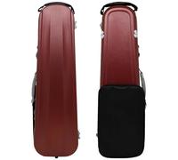 Custodie e borse per strumenti ad arco Custodia Per Violino 4/4 Zaino Per Scatola Per Violino In Fibra Di Carbonio Borsa A Doppia Tracolla Con Igrometro Borsa Per Spartito Musicale Blocco Password(Red