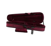 Custodie e borse per strumenti ad arco Custodia Triangolare Per Violino Resistente Alla Pressione E Leggera Con Tracolla Rossa(3/4)