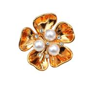 Custodie floreali con bottoni con strass da donna - Clip su gemelli e camicie con fiori 3D | No-Sew Easy Fit per camicetta, vestito | Set regalo per matrimoni e aziendali, se beskrivning