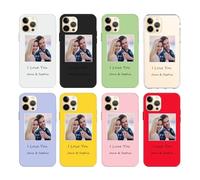 Custodie fotografiche personalizzate per iPhone 16 15 14 13 12 11 Pro/Pro Max/Plus/Mini- Design personalizzato, protezione antiurto, esprimi il tuo stile, regalo unico per familiari e amici