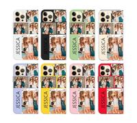 Custodie fotografiche personalizzate per iPhone 16 15 14 13 12 11 Pro/Pro Max/Plus/Mini- Design personalizzato, protezione antiurto, esprimi il tuo stile, regalo unico per familiari e amici
