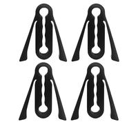 Custodie in silicone per auto, 4 x 3 cm, cuscinetti ammortizzanti a 4 pezzi, coperture protettive per la riduzione del rumore, per auto per SUV, camion, interni automobilistici, garage e uso