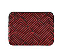 Custodie leggere per computer portatili da 33 cm a spina di pesce rosse e | 33 centimetri Laptop Bag Cartella per le donne universitarie funda para M