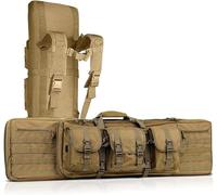 Custodie Per Carabine, 93/108/118/140 Cm Custodia Doppia Per Fucile, Fucile Di Canna Da Pesca Borsa,Fodero Porta Fucili Imbottito, Resistente Impermeabile, Per Conservare Braccia C,108cm/42.5in