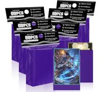 Custodie per carte collezionabili, vestibilità perfetta, opache, morbide, protettive per carte sportive, facili da mescolare e impilare durante il gioco di carte, custodie standard per carte TCG