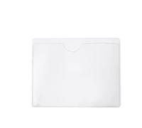 Custodie per carte di credito, 20 pezzi, porta biglietti per parabrezza, in PVC trasparente, adesivo per permesso di parcheggio