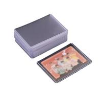Custodie per carte fotografiche con caricamento dall'alto a 35 punti, trasparenti, antiscivolo, 10 x 7 cm, in plastica, per carte fotografiche (trasparenti)