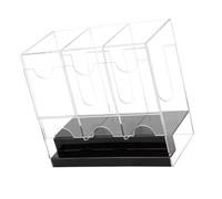 Custodie per carte in acrilico trasparente portatile dal design moderno unico robusto supporto in acrilico per collezioni scolastiche di viaggio organizzatori trasparenti