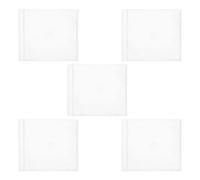 Custodie per CD trasparenti leggere da 5 pezzi Scatole protettive per dischi