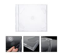 Custodie per CD trasparenti leggere da 5 pezzi Scatole protettive per dischi