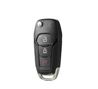 Custodie per chiavi auto 2/3/4 Bottoni Chiave Distanza Borsette Caso Per F150 F250 F350 Per Explorer Per Ranger KA Per Fiesta Per Mondeo Per Messa Per Fuoco Per Kuga Per Escort Auto Portachiavi(Blanc)