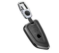 Custodie per chiavi auto Custodia Protettiva Chiave A Distanza Auto Pelle Metallica Per BMW X1 X3 X5 X6 X7 1 3 5 6 7 Serie G20 G30 G11 F15 F16 G01 G02 F48 Keyless Auto Portachiavi(1 UK)