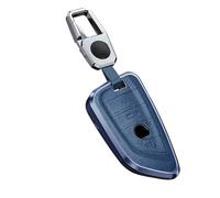 Custodie per chiavi auto Custodia Protettiva Chiave A Distanza Auto Pelle Metallica Per BMW X1 X3 X5 X6 X7 1 3 5 6 7 Serie G20 G30 G11 F15 F16 G01 G02 F48 Keyless Auto Portachiavi(Blanc)