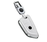 Custodie per chiavi auto Custodia Protettiva Chiave A Distanza Auto Pelle Metallica Per BMW X1 X3 X5 X6 X7 1 3 5 6 7 Serie G20 G30 G11 F15 F16 G01 G02 F48 Keyless Auto Portachiavi(7)