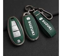 Custodie per Chiavi Auto per Suzuki Alivio Vitara S-Cross, Custodia Portachiavi, Custodia per La Copertura della Chiave, Accessori Guscio Chiave Resistente alla Polvere,C Green3