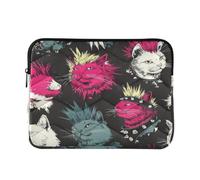 Custodie per computer portatili leggere da 13 pollici+gatti punk con cool | 13 pollici+Borsa per computer con cerniera per uomo donna fucile e co M