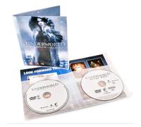 Custodie per DVD DJOIS Tarifold - Custodia e protezione DVD resistenti - Polipropilene a buccia d'arancia da 120 micron - 50 custodie - Capacit