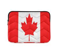 Custodie per laptop 13-14 pollici concise, bandiera del Canada, borse da trasporto con cerniera per lavoro e affari