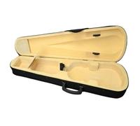 Custodie Per Violini Custodia for violino 1/8 1/4 1/2 3/4 Custodia rigida for violino professionale a forma triangolare gialla Parti interne for violino Per Violini(Size 1 8)