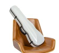 Custodie Per Violini Custodia for violino in fibra di carbonio dimensione 4/4 Custodia for violino multicolore disponibile con doppia tracolla impermeabile ultraleggera Per Violini(White Dots)